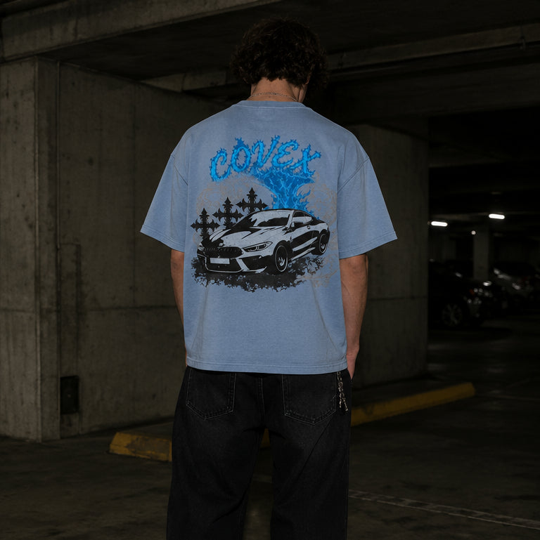 Abyss Racer Tee - Blue