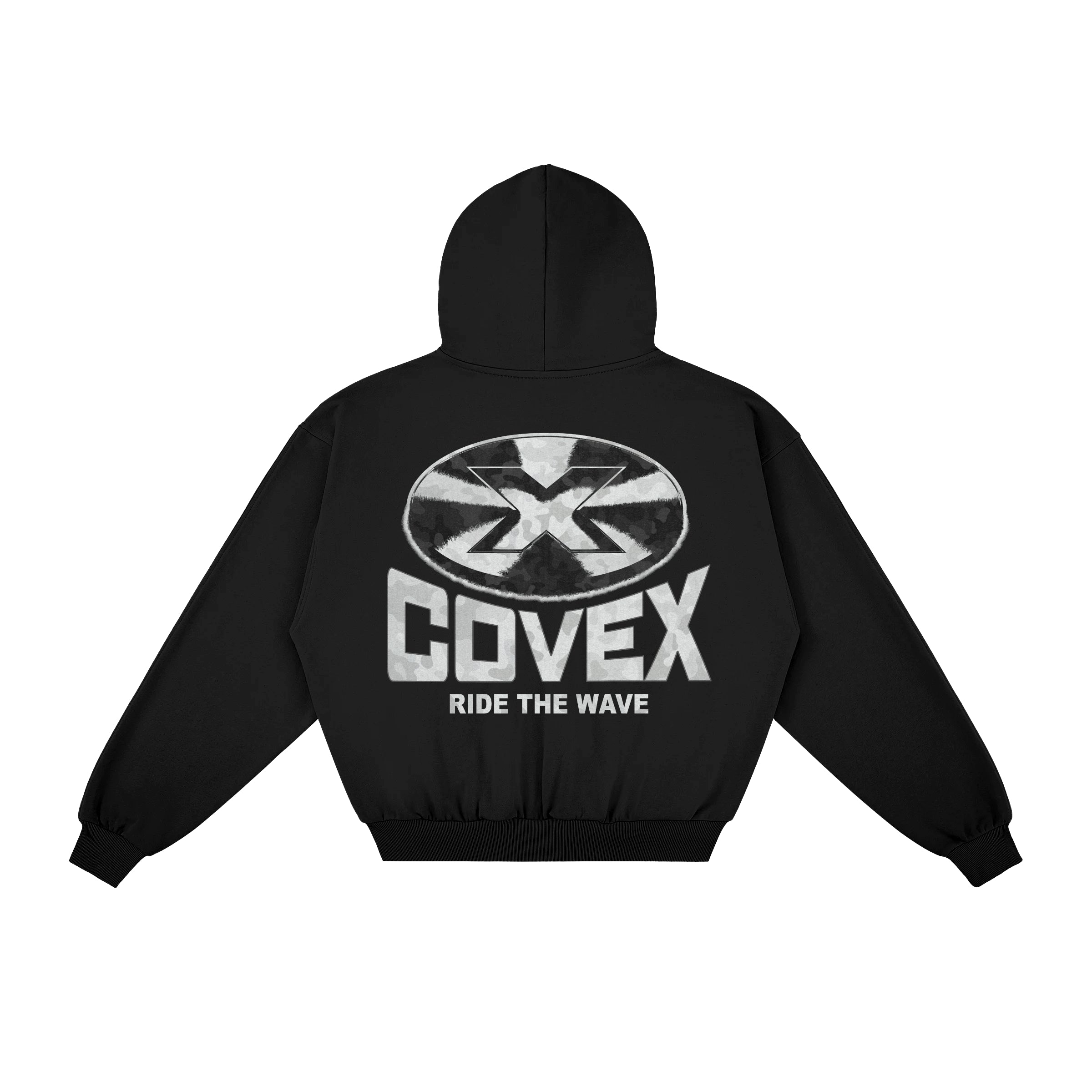 Ride The Wave Zip-Up - Black