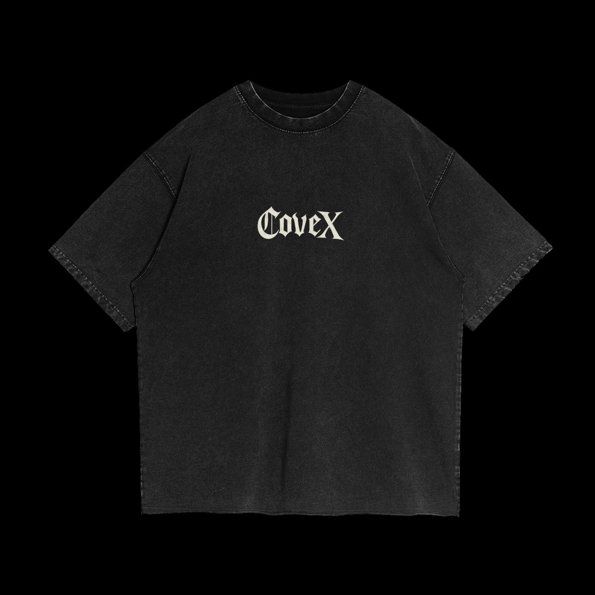 CoveX Letter Tee - Black