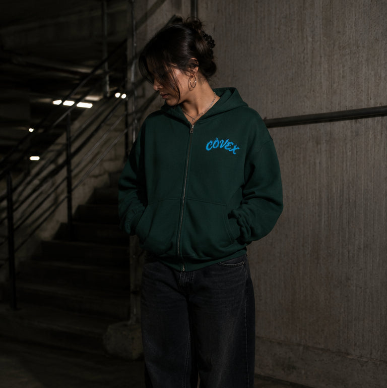 Abyss Racer Zip-Up - Green