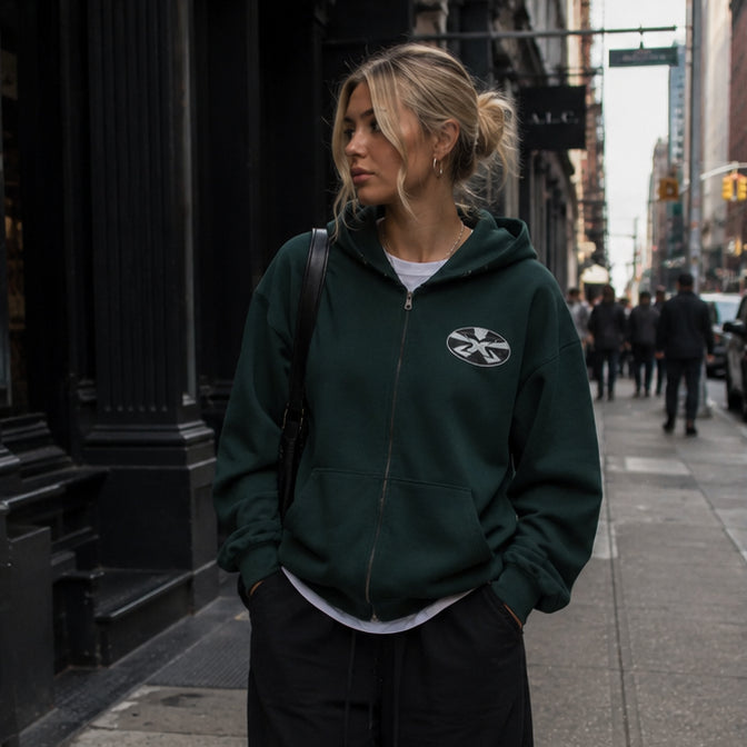 Ride The Wave Zip-Up - Green