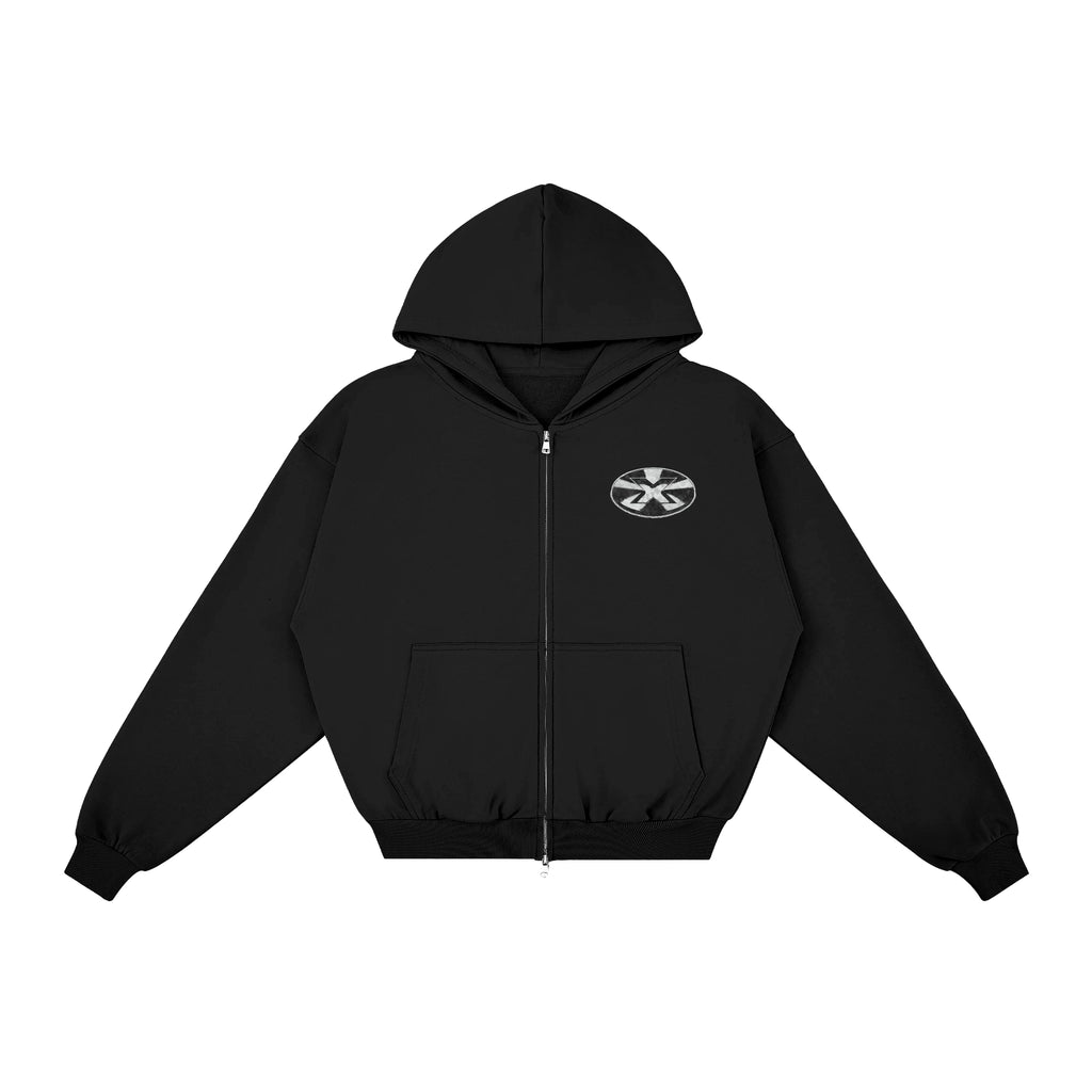 Ride The Wave Zip-Up - Black